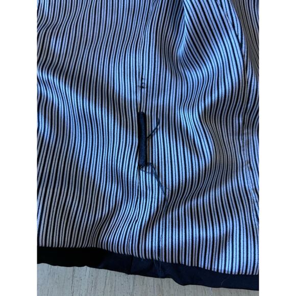 Y2k 90s Black BEBE Vest XS Academia Fitted Corset Whimsigoth Rock Office Siren - Picture 12 of 14